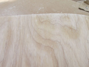 Shiny spots should be sanded out
