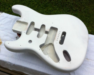 Surf Green Stratocaster primed